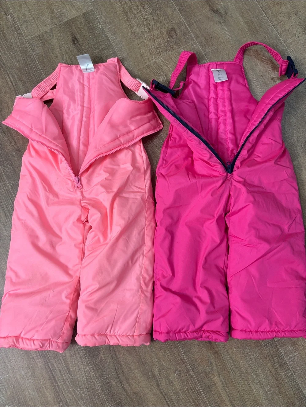 Carter's Pink and Hot Pink Insulated Snow Overalls